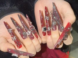 長さ出しロングジェルチップ