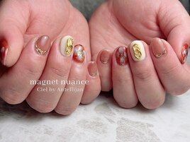 オレンジうるみマグネイル