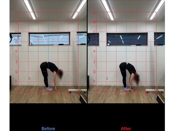 デップ 京都西院店(DEP)/初回体験後の姿勢変化