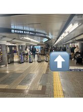 四条シセイ整体院(SHISEI整体院)/地下道道順(阪急四条烏丸駅)