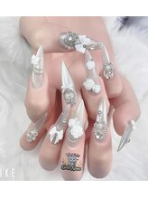 ゴテかわ(GOTE KAWA)/#マグネット　フラワーネイル