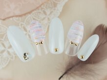 シューズネイルプロデュース/ガーリーツイードチェック 