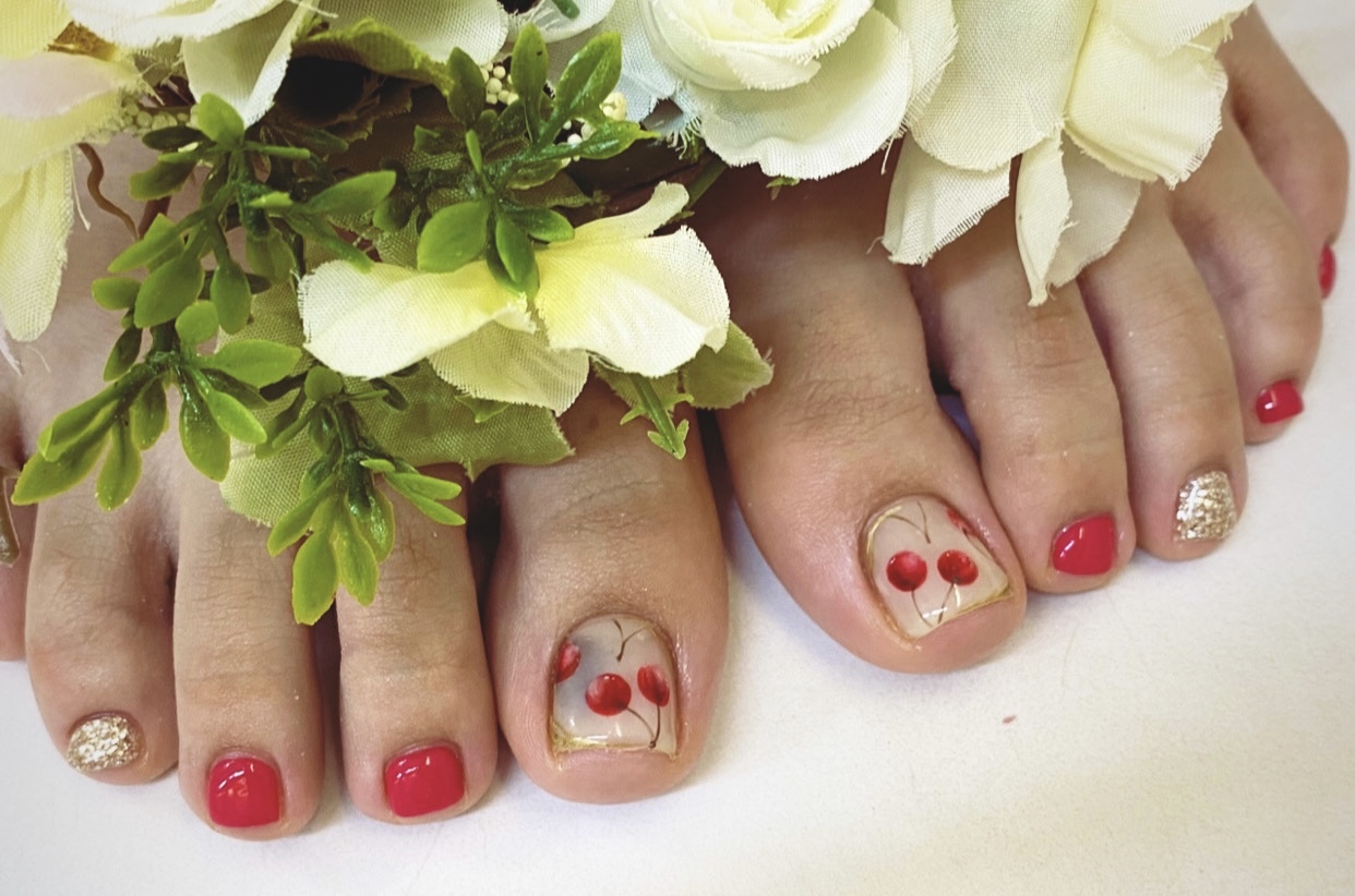 ネイルサロン ドレス(Nail Salon Dress)/【高】さくらんぼネイル