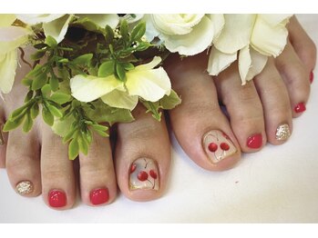 ネイルサロン ドレス(Nail Salon Dress)/【高】さくらんぼネイル