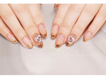 ネイルルームヴォーグ(Nail Room VOGUE.)/ガラスフレンチ