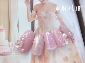 【フラワーネイル】