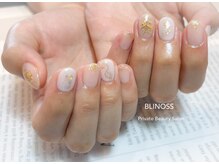ブリノス(BLINOSS)/押し花☆ブライダルネイル