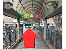 ラポルテへと続く連絡通路♪