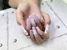 ネイル ビューティーマジック 葛西本店/ロングフラワーネイル