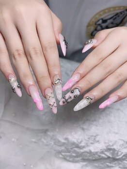 ココネイル(COCONAIL)の写真/【ジェルネイル120分やり放題7980円☆】ストーンつけ放題OK！ご要望のデザイン持ち込みもお任せ下さい♪