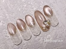 トレンドのデザインも品がある仕上がりに♪オフィス～上品華やか