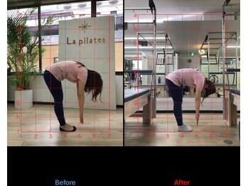 ラ ピラティス 銀座店(La pilates)/当店のビフォーアフターご紹介！
