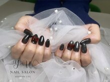 ユーネイル(YW nail)/フラッシュワンカラー＋パーツ