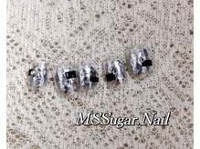 ミスシュガーネイル(MS Sugar Nail)/ シルバー箔ネイル