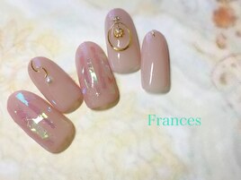 ブローチ×フィルムネイル