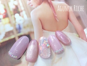 アグニークリッシェ(Agunik Riche)/【フラワーネイル】