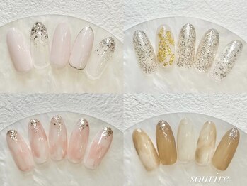 スリール(sourire by PRESS NAIL&EYELASH)の写真/[写真:¥5400]住吉駅スグ◆オフ込・完全定額制・時短サロン☆時間&価格がずっと一緒なので,通いやすさ抜群♪