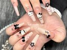 Kittyちゃんネイル×長さだし
