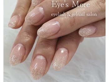 アイズモア 京王八王子店(Eye's More～eyelash＆nail～)/グラデーション×ラメグリッタ
