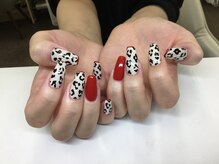 キャットミントファミリー 水沢店(キャットミントfamily)/ヒョウ柄ネイル