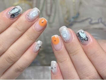 トゥデイネイル(Today.Nail)の写真/カラー500種類,パーツ4000種類以上ご用意♪定額でも自分好みがきっと！