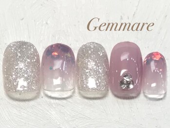 フラッシュビジュー大人ネイル