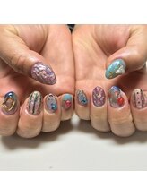 サニーサイドアップ ネイル(Sunny SideUp nail)/Summer art nails