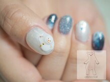 オトナネイル(otona nail)/クリスマス雪だるまネイル
