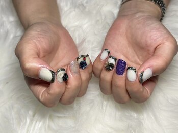 ジェー エス シー ネイル(J.S.C.nail)/持込ネイル/ラメフレンチ