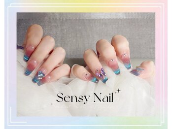 センシー ネイル スタジオ(Sensy Nail Studio)/ワンホンデザインの長さ出し