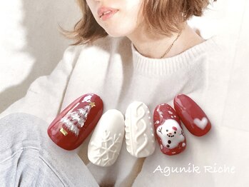 アグニークリッシェ(Agunik Riche)/【溶けだるまネイル】