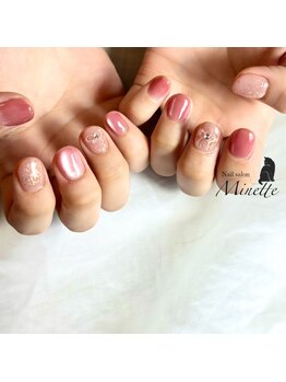 ミネット(Minette)/クリアリボンネイル