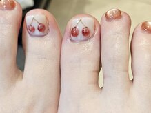 プロモート 岡山城下店(Promote)/フットチェリーネイル　岡山