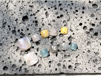 ミュアン(Muem)の写真/定額デザイン豊富にご用意◎足元からオシャレに☆お仕事や家事でハンドネイルができない方にもおすすめ◎