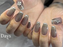 ネイルサロン デイズ 四郷店(nail salon Days)/クリアブラック