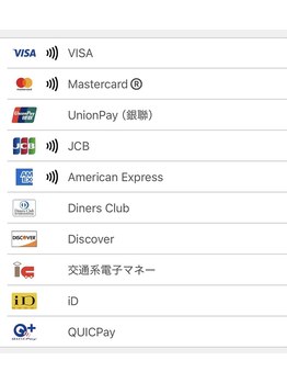 ローナ(salon)/クレジットカード決済