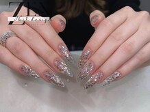 ゼン ネイル デザイン 池袋(ZEN NAIL DESIGN)/長さだしやり放題×つけ放題