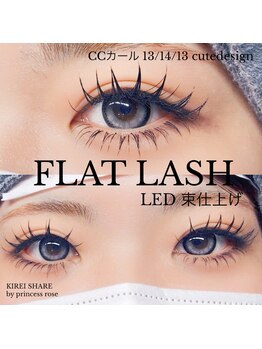 キレイシェア バイ プリンセスローズ静岡駅店(KIREI SHARE)/LED×フラット