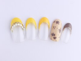 マスタードフレンチ×小花