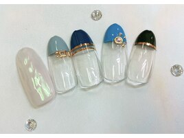 ハーフフレンチネイル