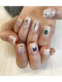 宝石アート