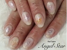 エンジェルスター(Angel Star)/定額制A大人上品チークネイル☆