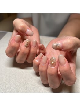 クリスマスツリーネイル