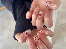 プラス ファースト(Plus 1st)/さくらんぼネイル　by ninomiya