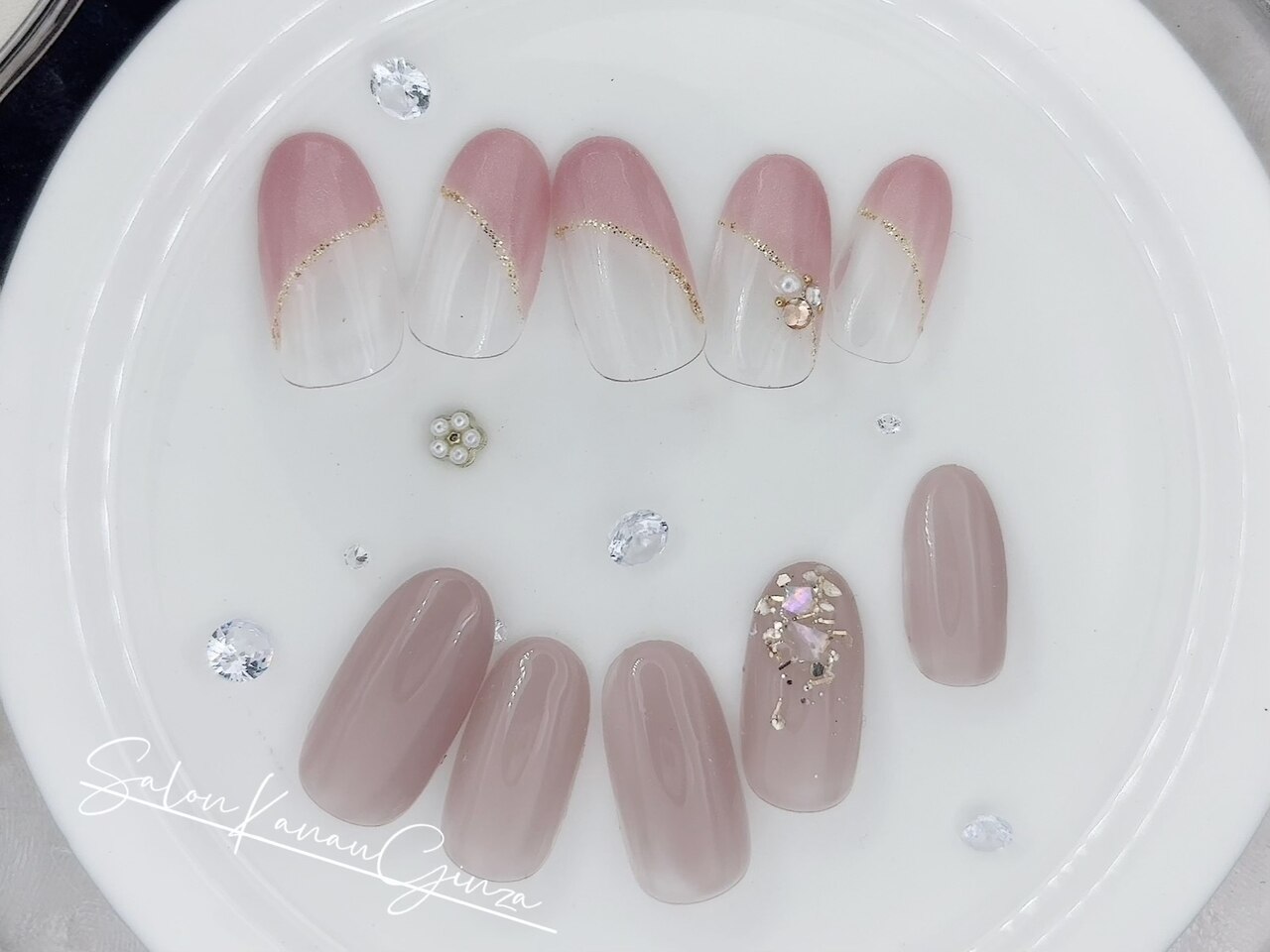 【定額】《迷ったらこれ♪》美爪シンプルコース　　\8000