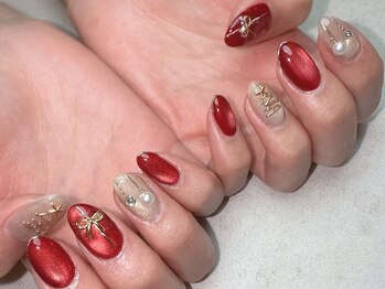 ミリ ミリ(mili mili)/クリスマスネイル