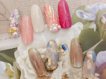 ヨロ(YOLO)/クリア/ニュアンス/春夏ネイル