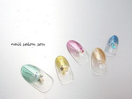 カラフルミラーnail