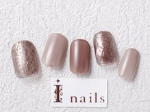 アイネイルズ 梅田店(I nails)/ホイルシアーネイル¥7200