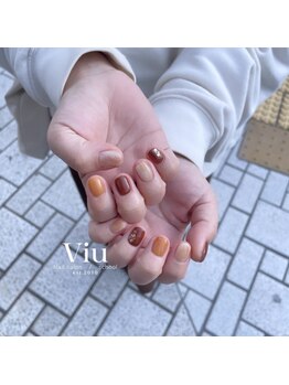 ビュウ 小倉店(Viu)/ブラウン系ニュアンスネイル